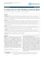 A unique view on male infertility around the globe