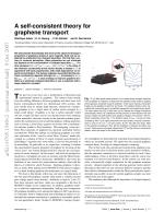 A self-consistent theory for graphene transport