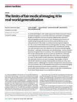 The limits of fair medical imaging AI in real-world generalization