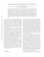 From square plaquettes to triamond lattices for SU(2) gauge theory