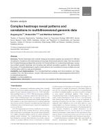 Complex heatmaps reveal patterns and correlations in multidimensional genomic data