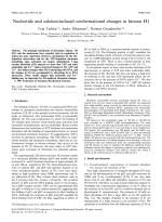 Nucleotide and calcium-induced conformational changes in histone H1