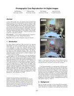 Photographic Tone Reproduction for Digital Images