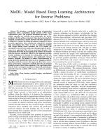 MoDL: Model Based Deep Learning Architecture for Inverse Problems
