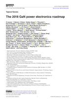 The 2018 GaN power electronics roadmap