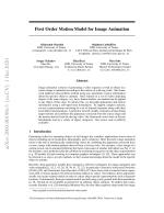 First Order Motion Model for Image Animation