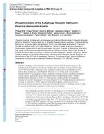 Phosphorylation of the Autophagy Receptor Optineurin Restricts Salmonella Growth