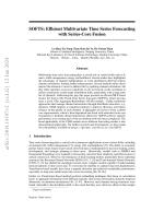 SOFTS: Efficient Multivariate Time Series Forecasting with Series-Core Fusion