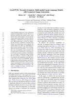GeoGPT4V: Towards Geometric Multi-modal Large Language Models with Geometric Image Generation