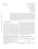 Tight bounds on quantum searching