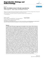 Role of oxidative stress in female reproduction