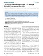 Generation of Breast Cancer Stem Cells through Epithelial-Mesenchymal Transition