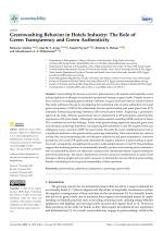 Greenwashing Behavior in Hotels Industry: The Role of Green Transparency and Green Authenticity
