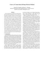 A Survey of Content Based 3D Shape Retrieval Methods