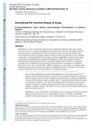 Quantifying the chemical beauty of drugs
