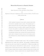 Hierarchical Structure in Financial Markets