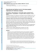 Goal-directed and habitual control in the basal ganglia: implications for Parkinson’s disease