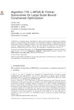 Algorithm 778: L-BFGS-B: Fortran Subroutines for Large-Scale Bound-Constrained Optimization