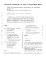 The numerical renormalization group method for quantum impurity systems