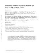 Foundational Challenges in Assuring Alignment and Safety of Large Language Models