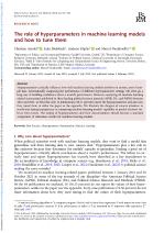 The role of hyperparameters in machine learning models and how to tune them