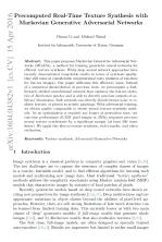 Precomputed Real-Time Texture Synthesis with Markovian Generative Adversarial Networks