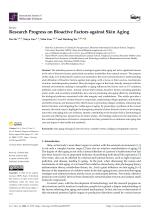 Research Progress on Bioactive Factors against Skin Aging