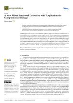 A New Mixed Fractional Derivative with Applications in Computational Biology