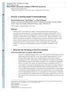CTLA-4: a moving target in immunotherapy