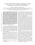 A Vision of 6G Wireless Systems: Applications, Trends, Technologies, and Open Research Problems