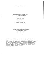 A POSITIVE THEORY OF MONETARY POLICY IN A NATURAL-RATE MODEL