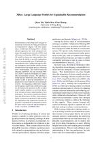XRec: Large Language Models for Explainable Recommendation