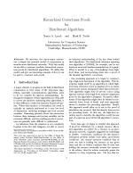 Hierarchical Correctness Proofs for Distributed Algorithms