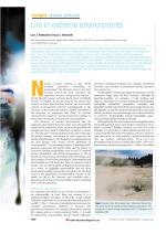 Life in extreme environments