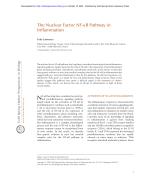 The Nuclear Factor NF-κB Pathway in Inflammation