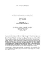 ON THE NATURE OF CAPITAL ADJUSTMENT COSTS