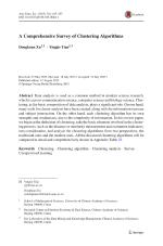 A Comprehensive Survey of Clustering Algorithms