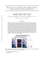 MOBILE-AGENT: AUTONOMOUS MULTI-MODAL MOBILE DEVICE AGENT WITH VISUAL PERCEPTION