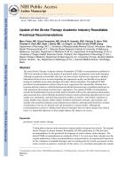 Update of the Stroke Therapy Academic Industry Roundtable Preclinical Recommendations