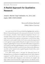 A Realist Approach for Qualitative Research