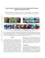 Open-Vocabulary Attention Maps with Token Optimization for Semantic Segmentation in Diffusion Models
