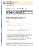 The Rising Prevalence of Chronic Low Back Pain
