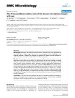 The Firmicutes/Bacteroidetes ratio of the human microbiota changes with age