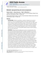 Metabolic reprogramming and cancer progression