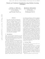 Thumbs up? Sentiment Classification using Machine Learning Techniques