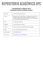 Cannabinoids for Medical Use A Systematic Review and Meta-analysis