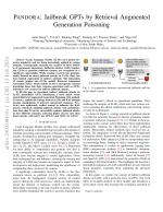 PANDORA: Jailbreak GPTs by Retrieval Augmented Generation Poisoning