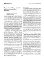 Regulation of Phosphoinositide-specific Phospholipase C Isozymes
