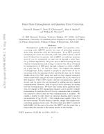 Mixed State Entanglement and Quantum Error Correction