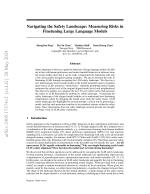 Navigating the Safety Landscape: Measuring Risks in Finetuning Large Language Models